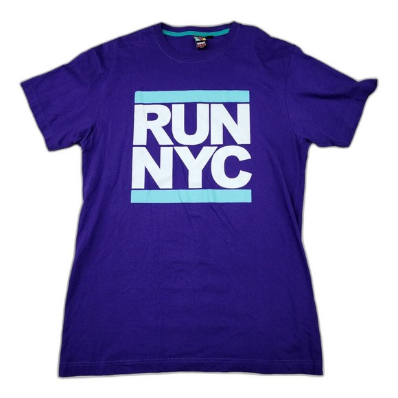 Rocksmith Tokyo Run NYC Men's Run TKO Purple Tshirt Size L - Picture 1 of 8